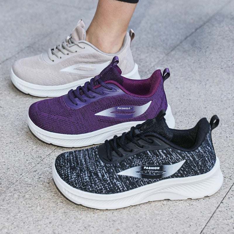 Women's Breathable Mesh Sneakers – Lightweight Running & Gym Shoes Women's Sneakers Axl