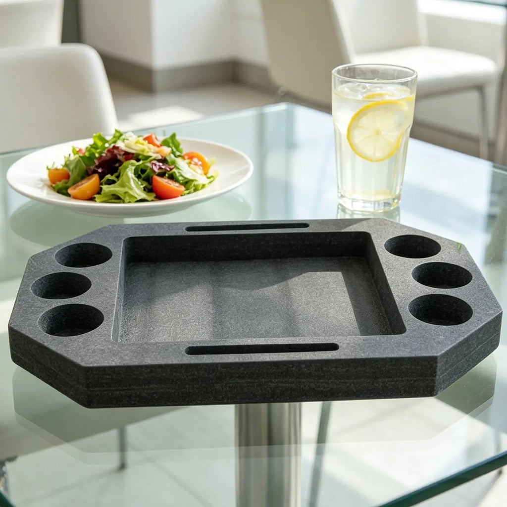 Floating Pool Tray – Drink & Snack Organizer for Pool Parties Floating Pool Tray Axl