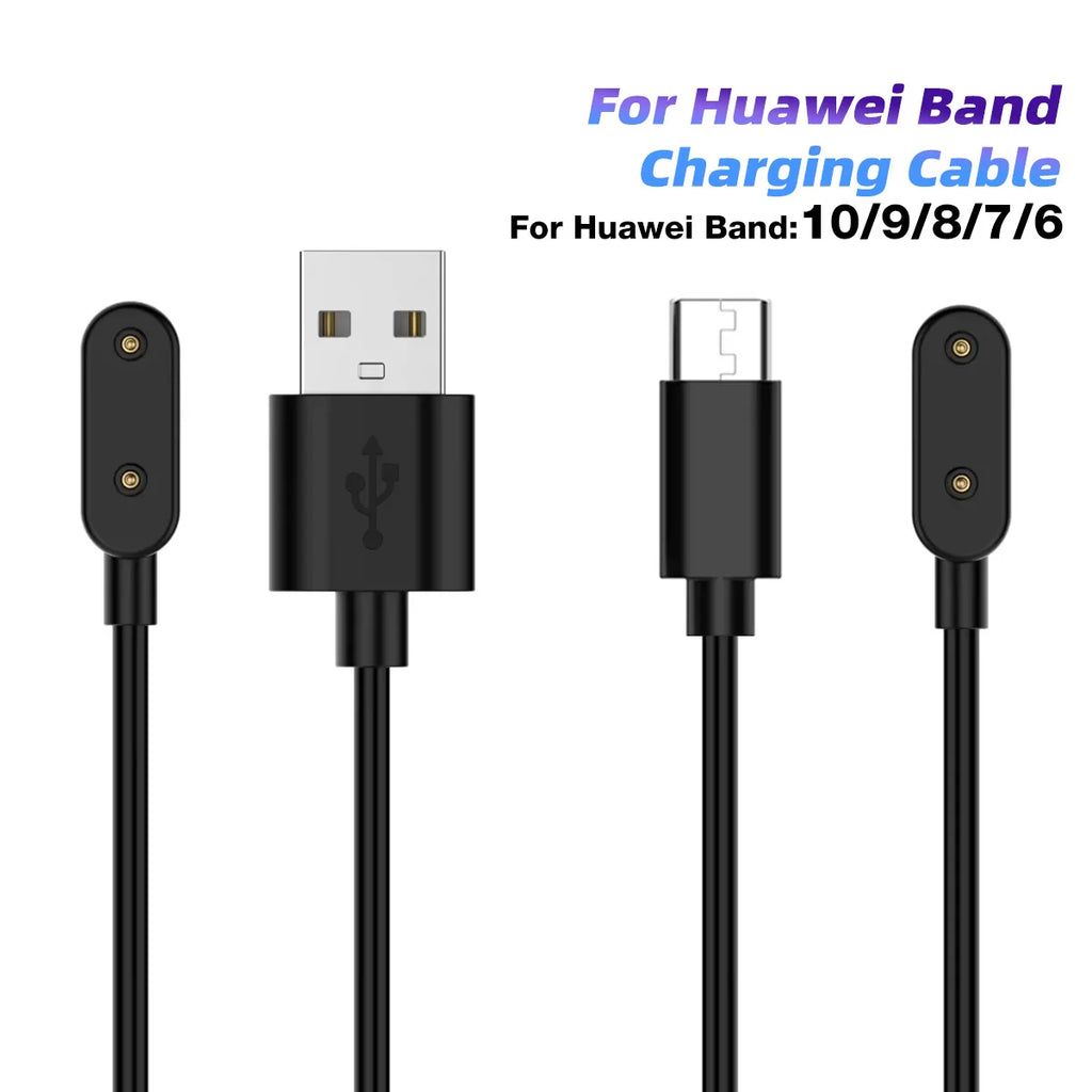 USB Fast Charging Cable for Huawei Band 6–10 & Watch Fit Smartwatch Charging Cable Axl