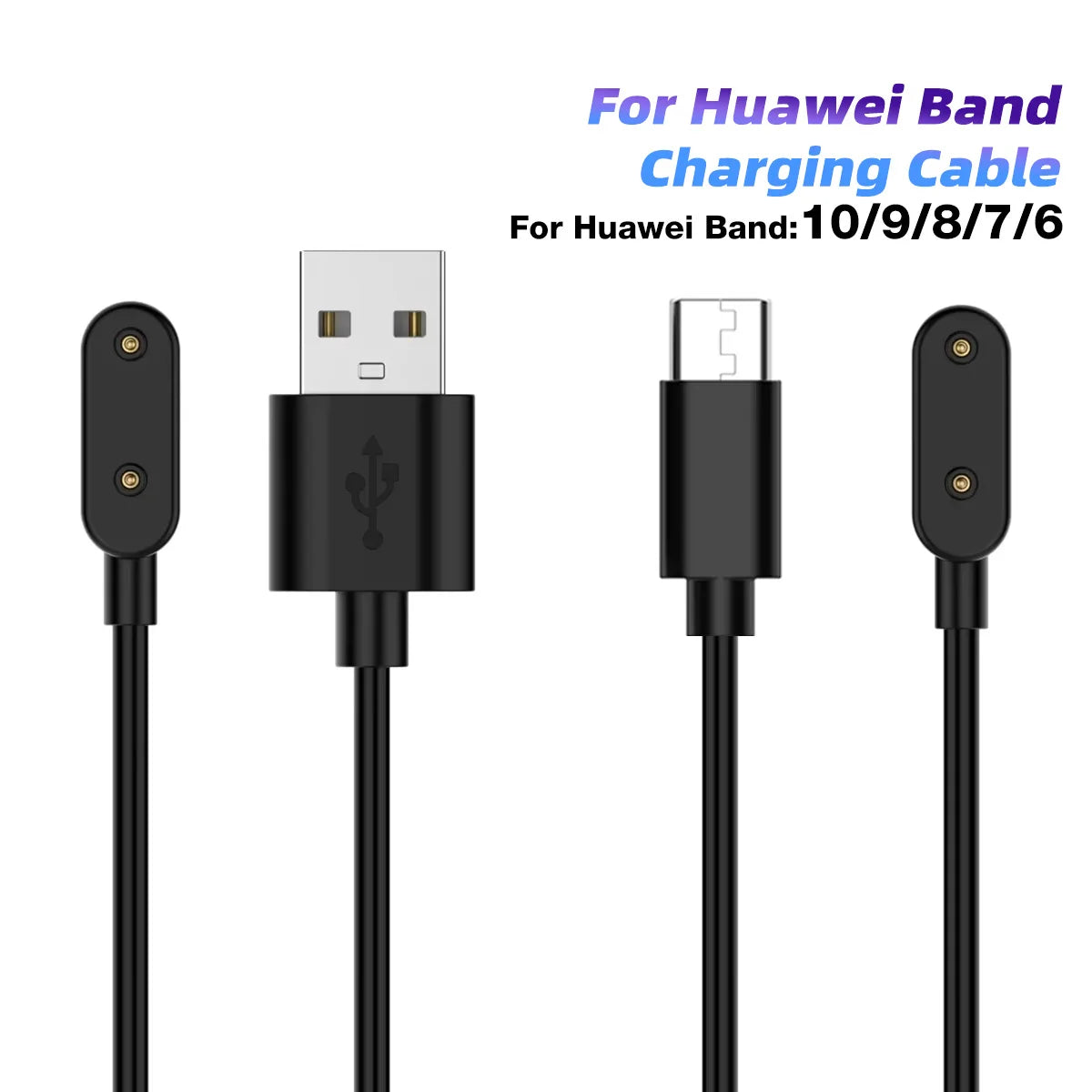 USB Fast Charging Cable for Huawei Band 6–10 & Watch Fit Smartwatch Charging Cable Axl