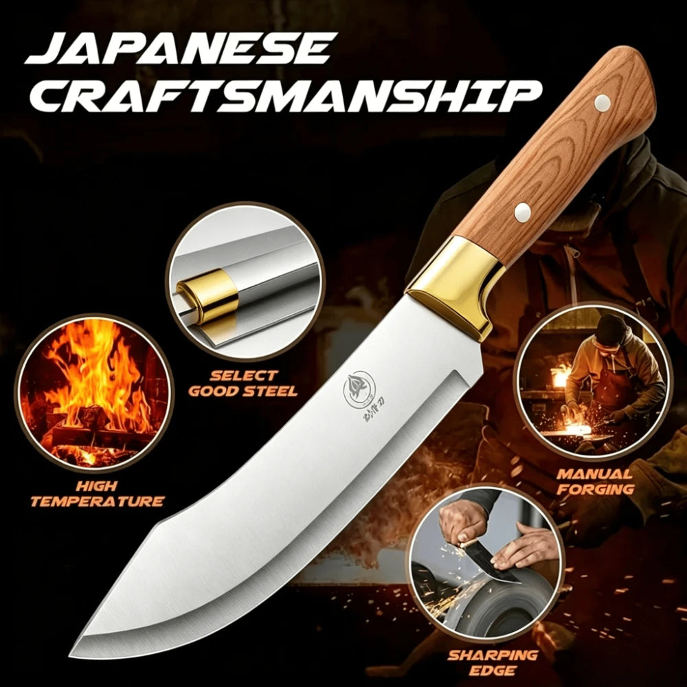 PLYS Stainless Steel Boning Knife | Butcher's Bone Knife Boning Knife Axl