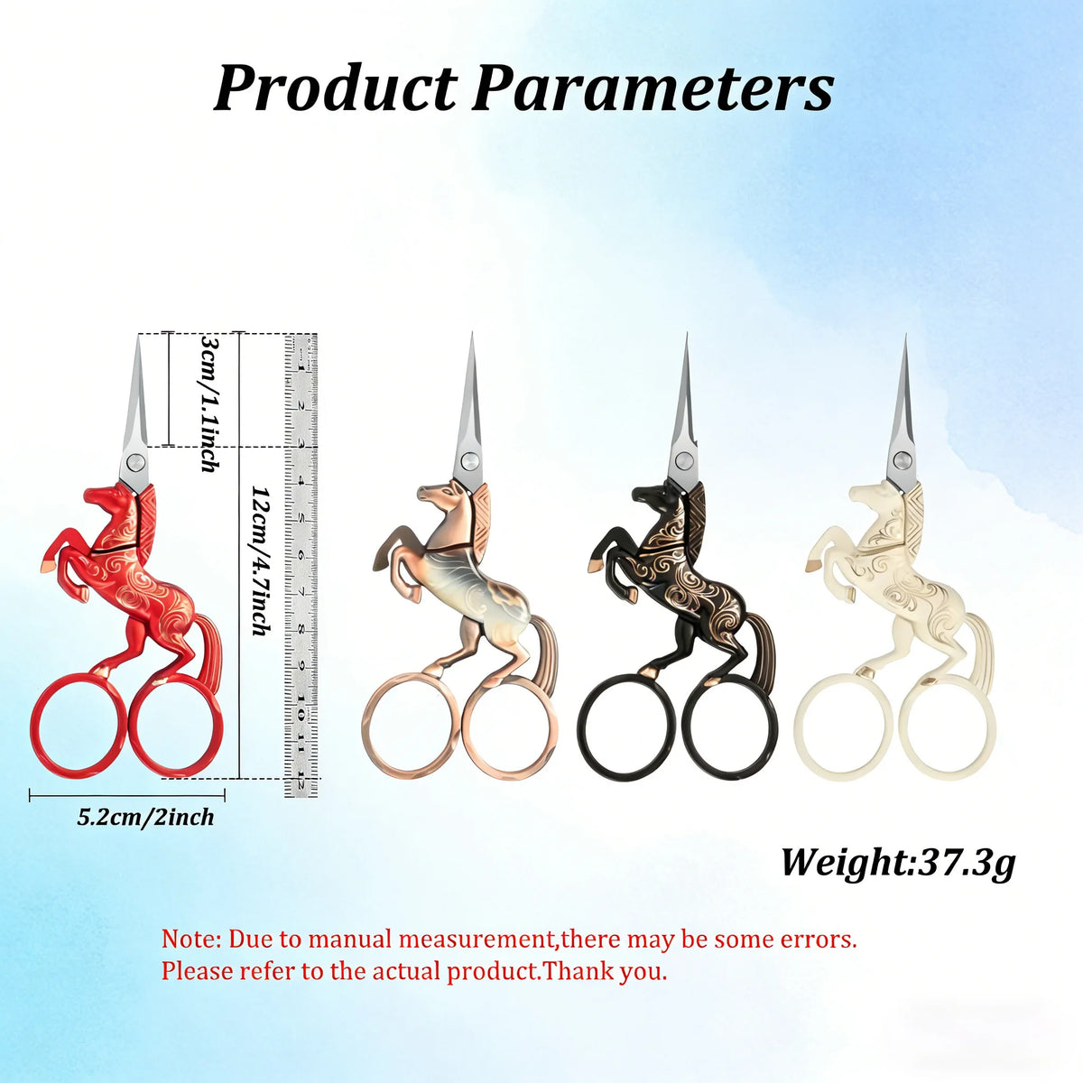Horse Shape Sewing Scissors – Stainless Steel Thread Cutter Sewing Scissors Axl