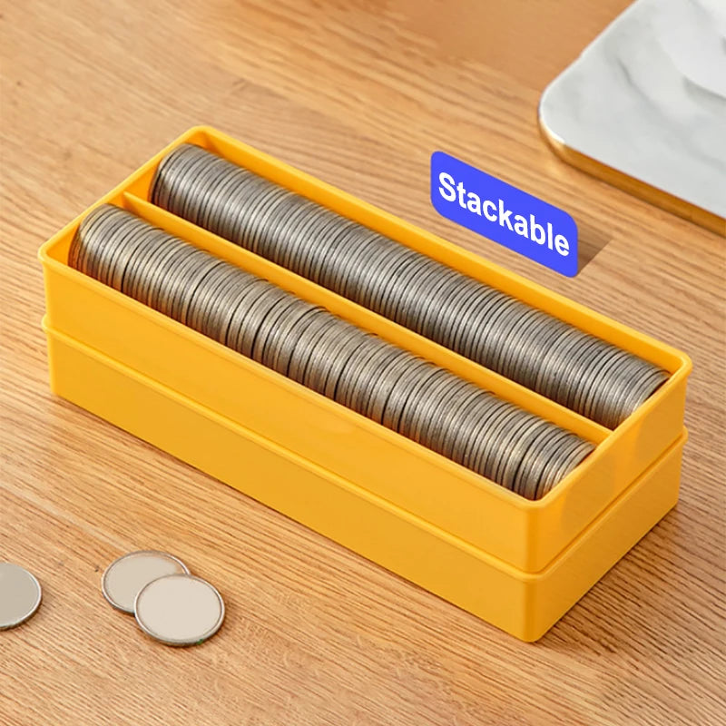 Transparent Portable Storage Box – Coin, Currency & Organizer Storage Box Axl