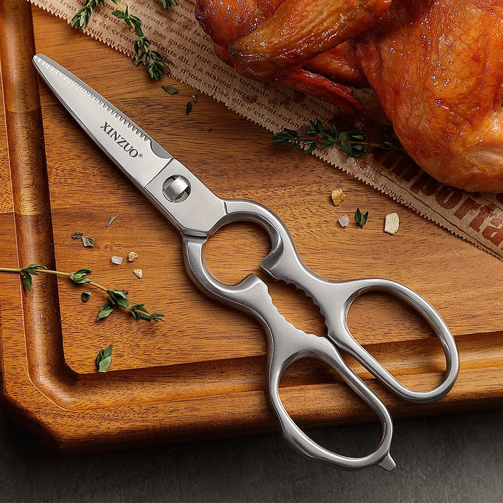 XINZUO Kitchen Scissors – Stainless Steel Poultry Shears Kitchen Scissors Axl