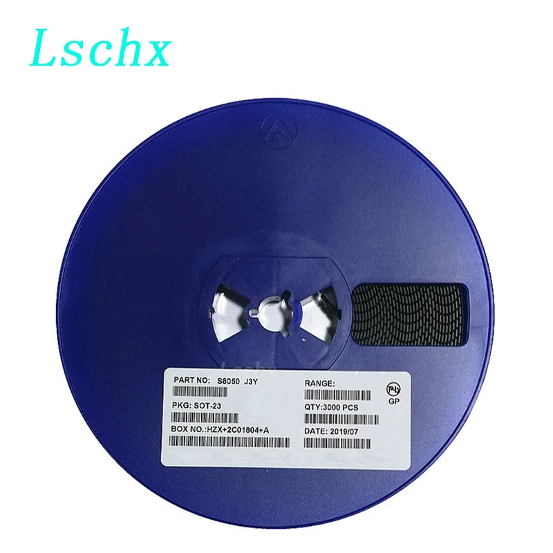 3000pcs SMD Transistor S8050 S8550 NPN PNP SOT-23 Reel SMD Transistor Reel Axl S8550 2TY SOT23
