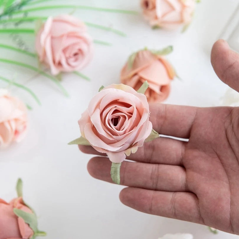 Silk Rose Heads 30/60 Pcs – Artificial Flowers for Weddings Artificial Silk Flowers Axl