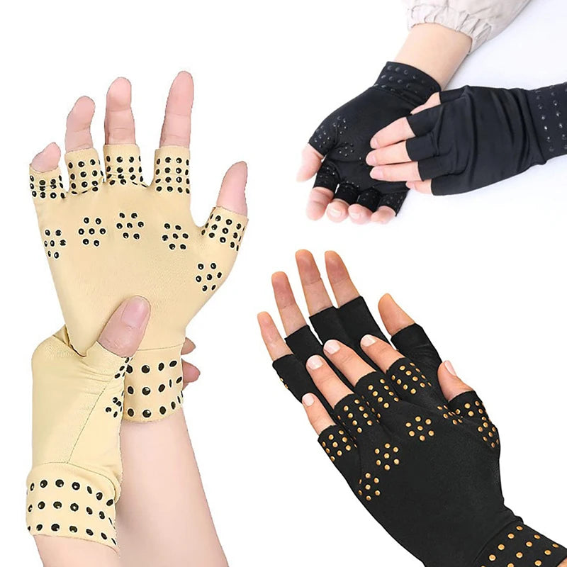 Magnetic Compression Gloves – Joint Support, Non-Slip | Men & Women Compression Gloves Axl