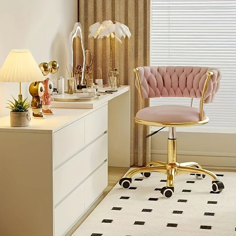 Swivel Vanity Stool – Adjustable Height Dressing Chair Vanity Stool Axl