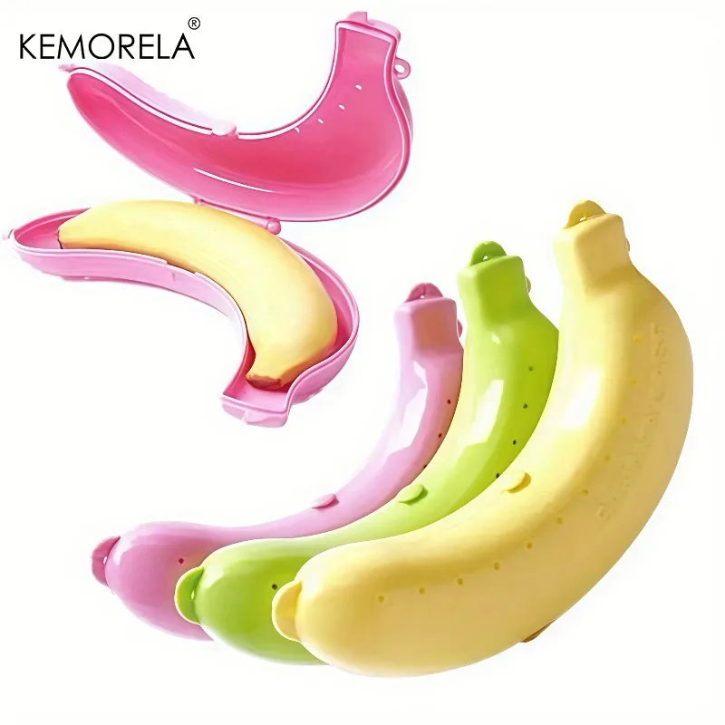 KEMORELA Banana Case – Portable Fruit Protector for Travel Fruit Storage Case Axl