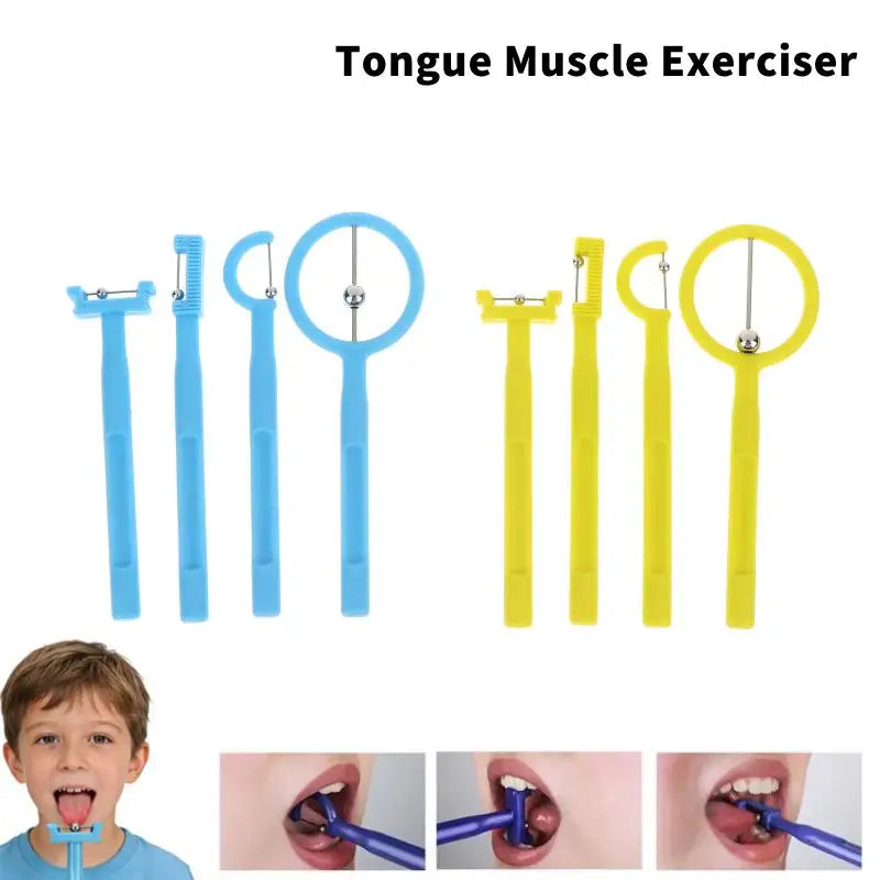 4-Piece Tongue Tip Trainer Set – Kids Oral Motor Exercise Tools Oral Motor Trainer Axl