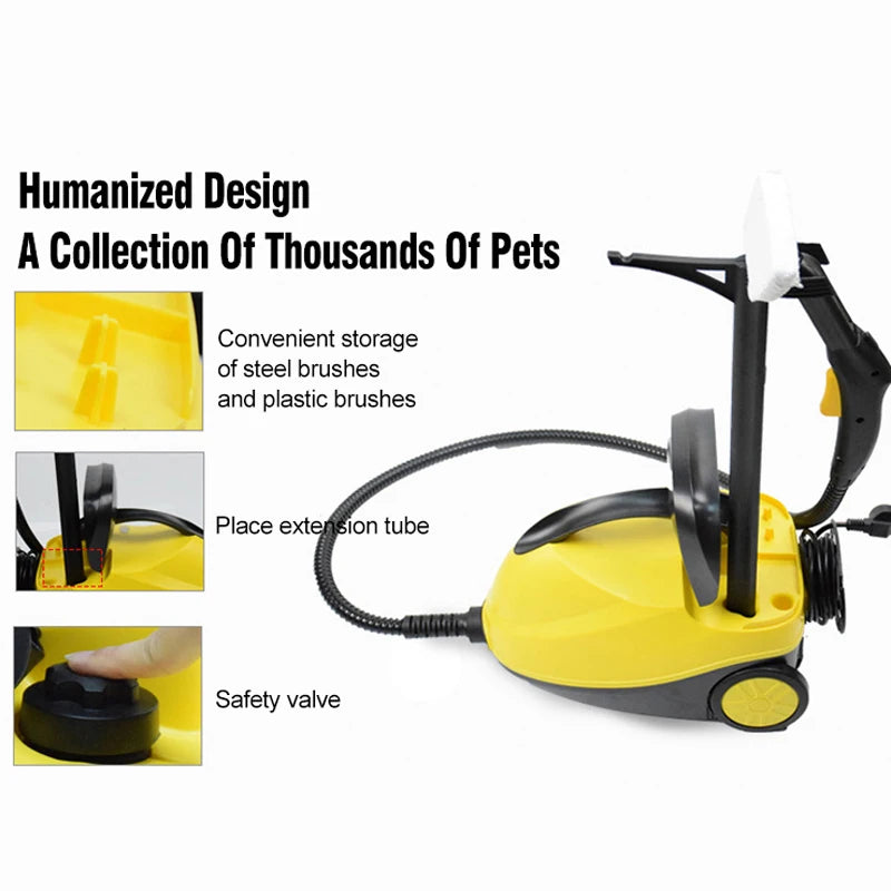 BALASHOV 2000W Handheld Steam Cleaner – Home, Kitchen & Car Handheld Steam Cleaner Axl