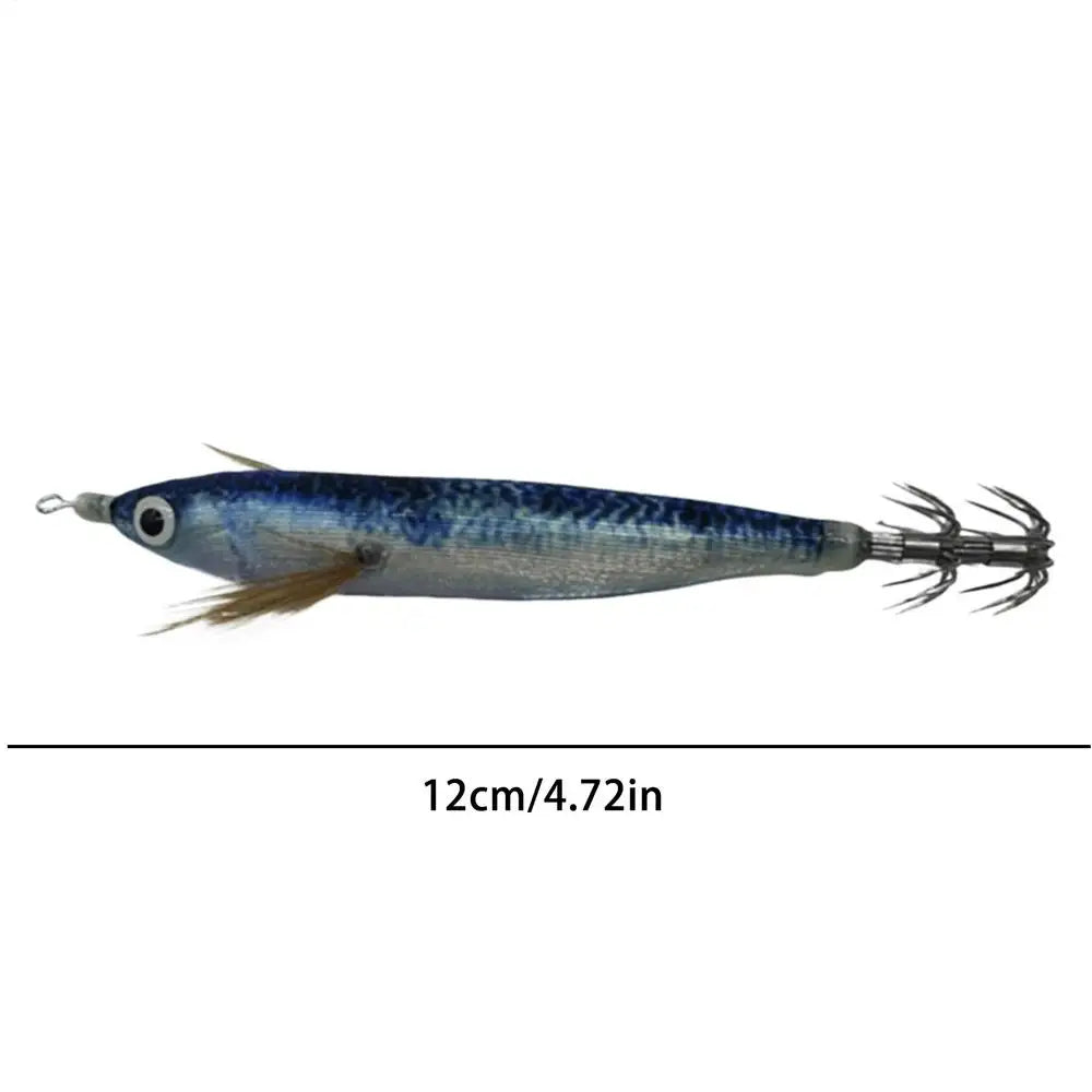 Glowing Squid Jig 4.7in | Sound Beads Saltwater Fishing Lure Squid Fishing Jig Axl Style C