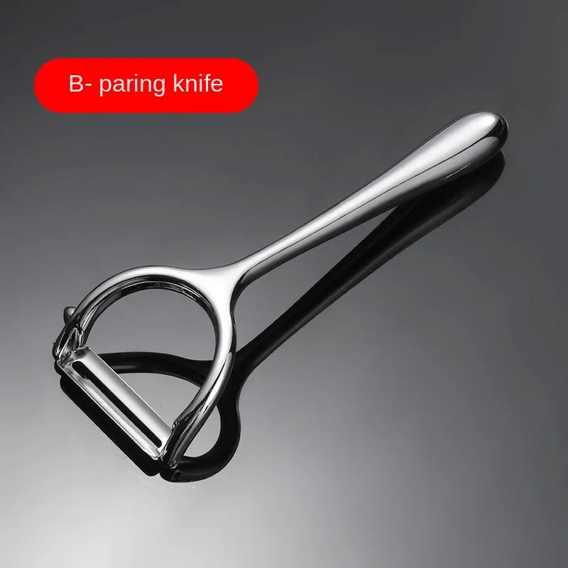 Stainless Steel Vegetable & Fruit Peeler – Plastic Handle Vegetable Peeler Axl BStyle Peeler