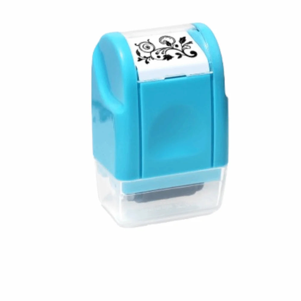 Vine Pattern Rolling Stamp – Retro DIY Craft Roller Seal Craft Roller Stamp Axl Blue