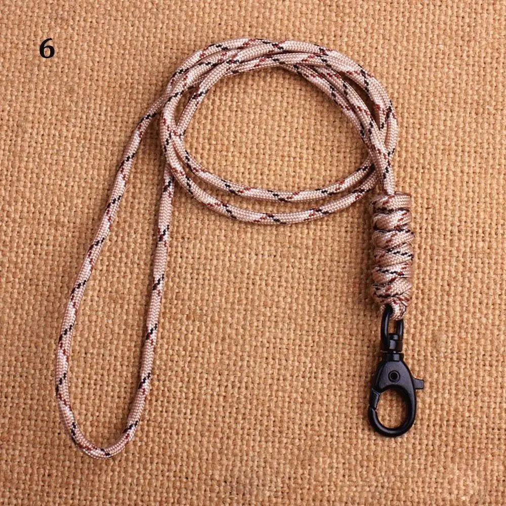 Paracord Keychain Lanyard – Triangle Buckle & Carabiner Clip Paracord Keychain Lanyard Axl 6