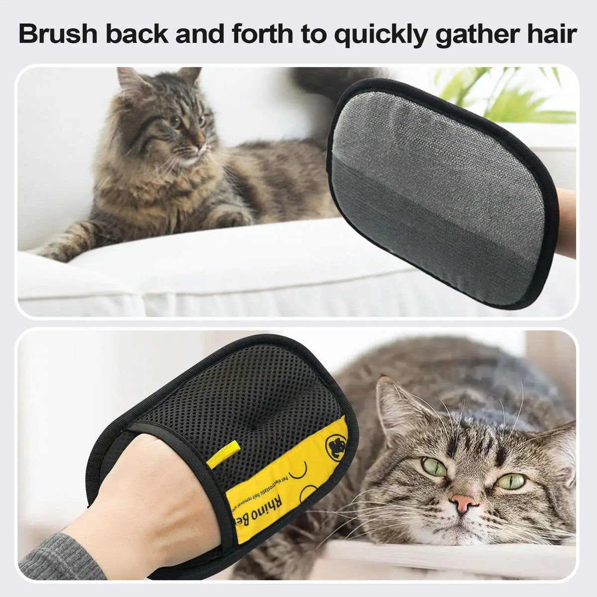 Pet Hair Remover Gloves – Reusable Shedding Mitt for Cats & Dogs Pet Grooming Glove Axl