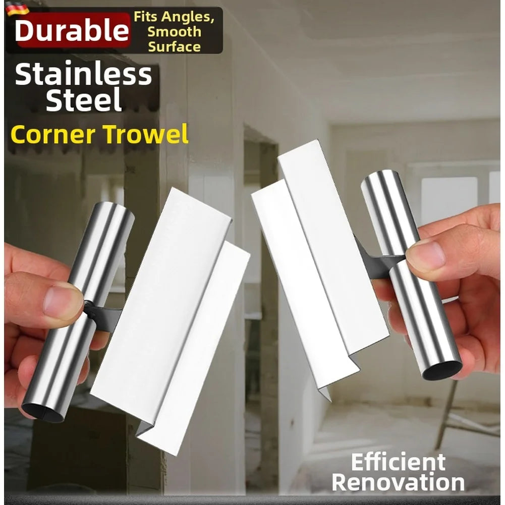 Stainless Steel Corner Trowel Set – Adjustable Plastering Tool Plastering Trowel Set Axl China Mainland