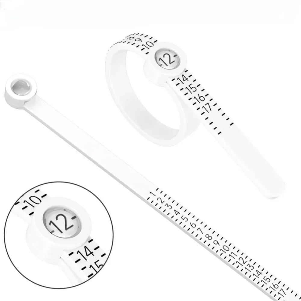 Ring Sizer Tool with Magnifying Glass – US Sizes 1–17 Ring Sizer Tool Axl