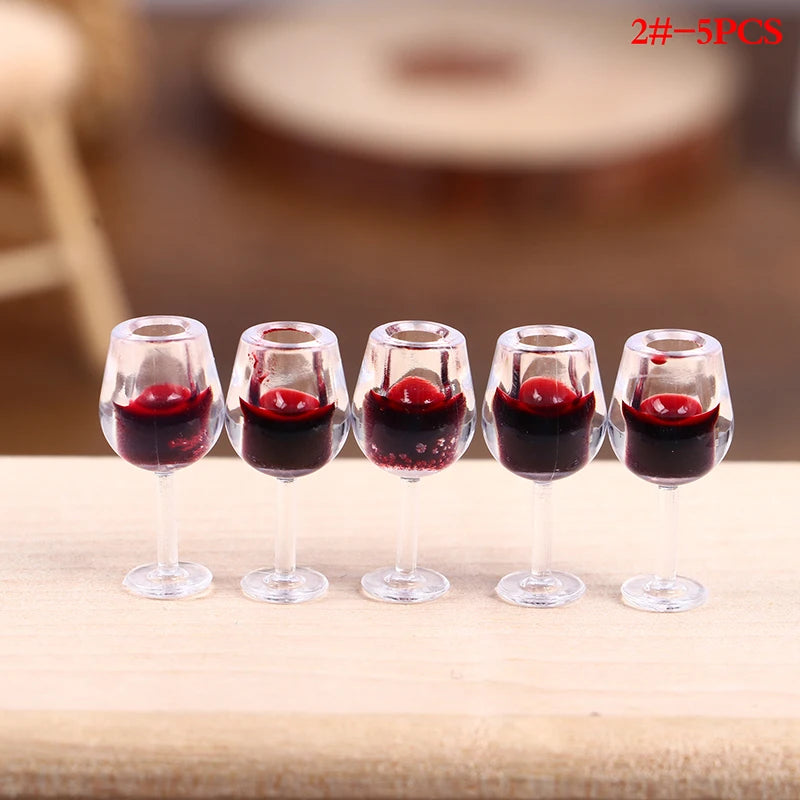 1:12 Dollhouse Miniature Wine & Beer Set – 15-Piece Resin Kit Dollhouse Miniature Set Axl B