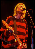 Kurt Cobain Retro Kraft Paper Poster | Vintage Music Wall Art Vintage Wall Poster Axl 3 A4