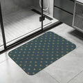 Mid Century Starburst Diatomite Bath Mat – Quick Dry Non-Slip Diatomite Bath Mat Axl White5 40x60cm