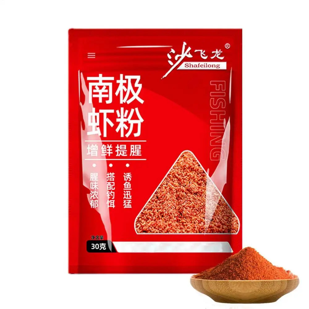 Red Worm Fish Attractant Powder – Freshwater Fishing Scent Fishing Bait Additive Axl Krill Meal