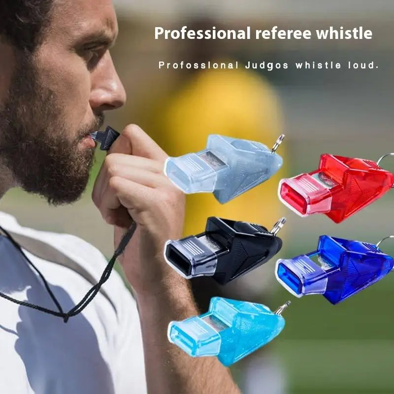 Seedless Referee Whistle Set – Loud Sports Whistle with Lanyard Referee Whistle Axl