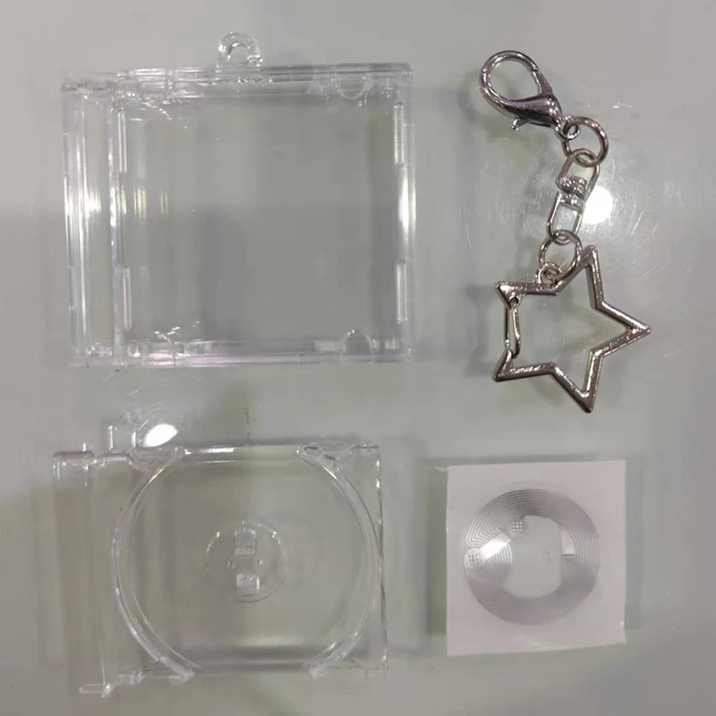 Mini NFC CD Disc Keychain – DIY Album Commemorative Pendant CD Disc Keychain Axl