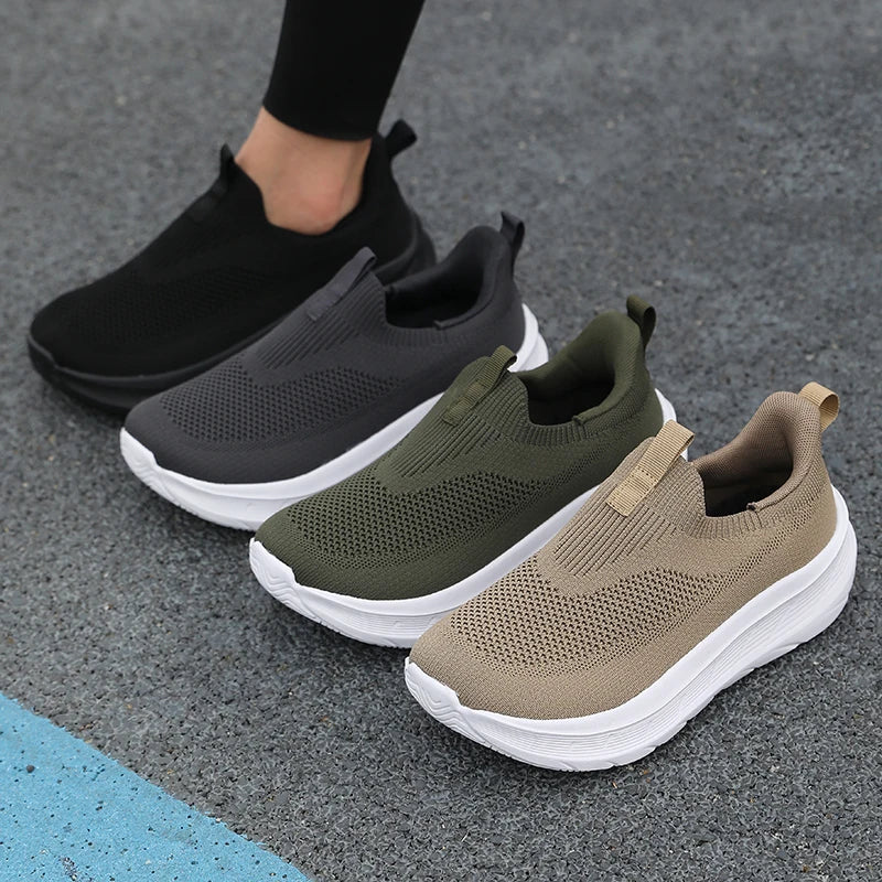 ZULIWAGN Barefoot Shoes – Extra-Wide Unisex Mesh Sneakers Barefoot Sneakers Axl