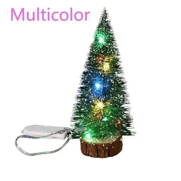 Mini LED Artificial Christmas Tree – Desktop Decor 15–30cm Mini Christmas Tree Axl 15cm multicolor