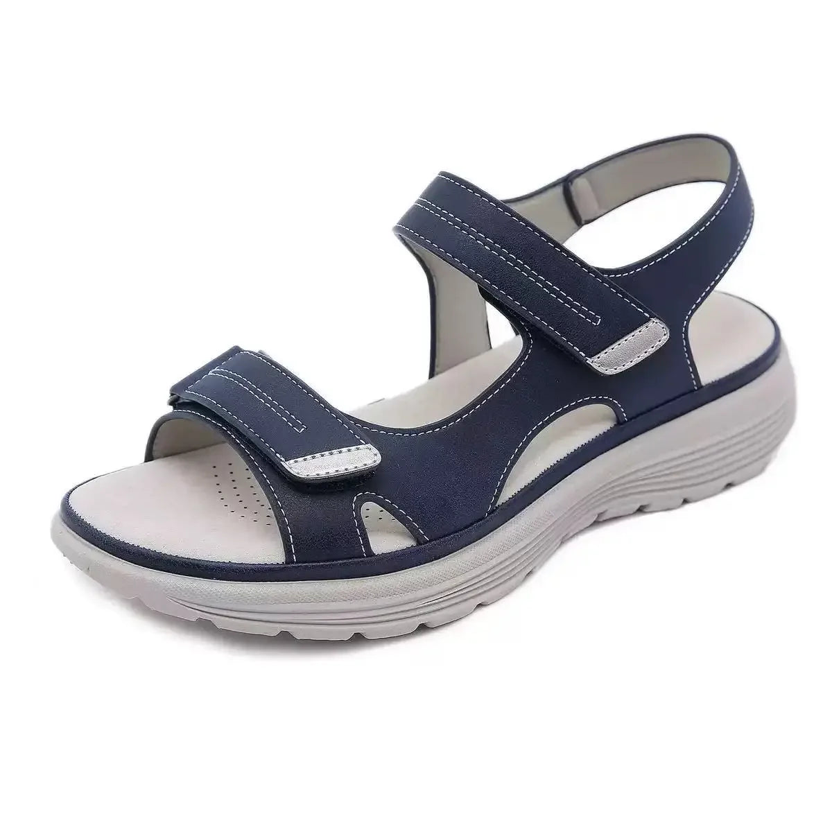 YBQJOO Women's Wedge Platform Sandals – Non-Slip Beach Wedge Platform Sandals Axl