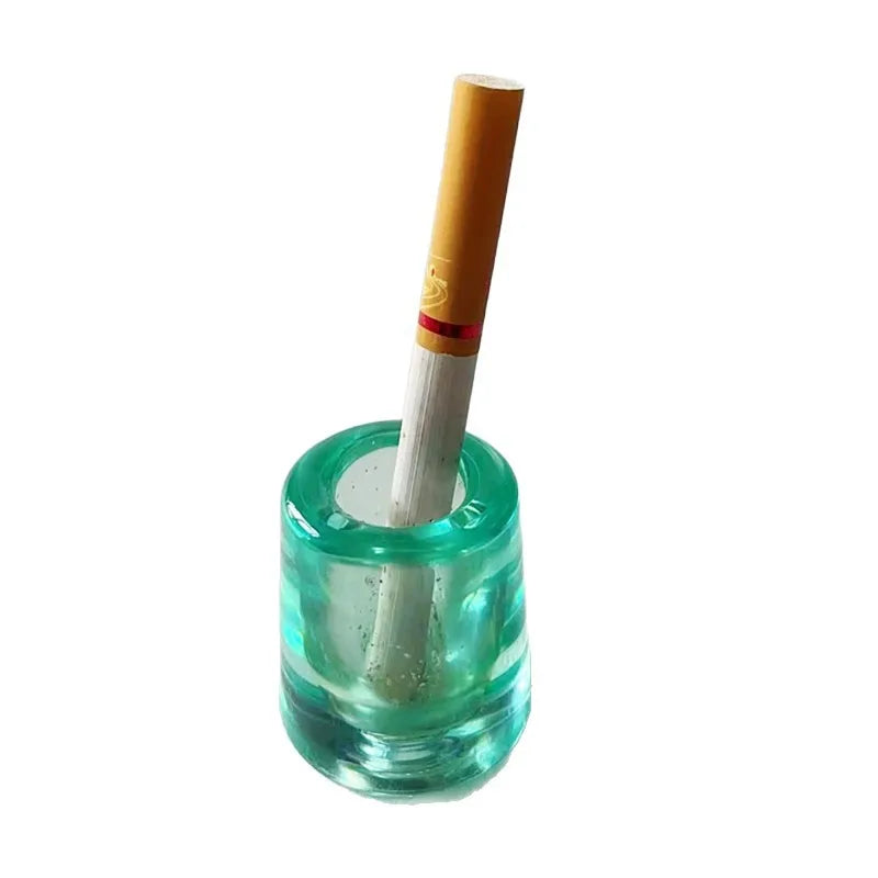 Round Fluorescent Silicone Ashtray – Portable & Heat Resistant Portable Ashtray Axl