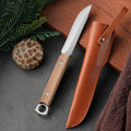 SHENJIU Hand-Forged Boning Knife – Stainless Steel & Wood Handle Boning Kitchen Knife Axl Brown