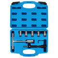 Diesel Injector Seat Cutter & Carbon Remover Tool Set Injector Seat Cutter Set Axl 8pcs