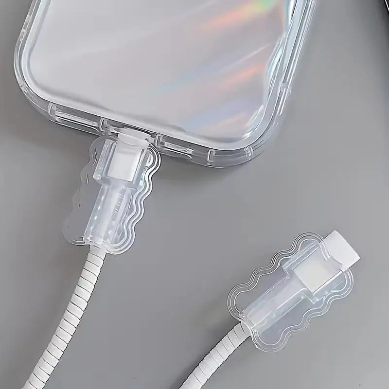 TPU Wave Cable Protectors – Anti-Break Cord Sleeves 1/10 Pack Cable Cord Protector Axl