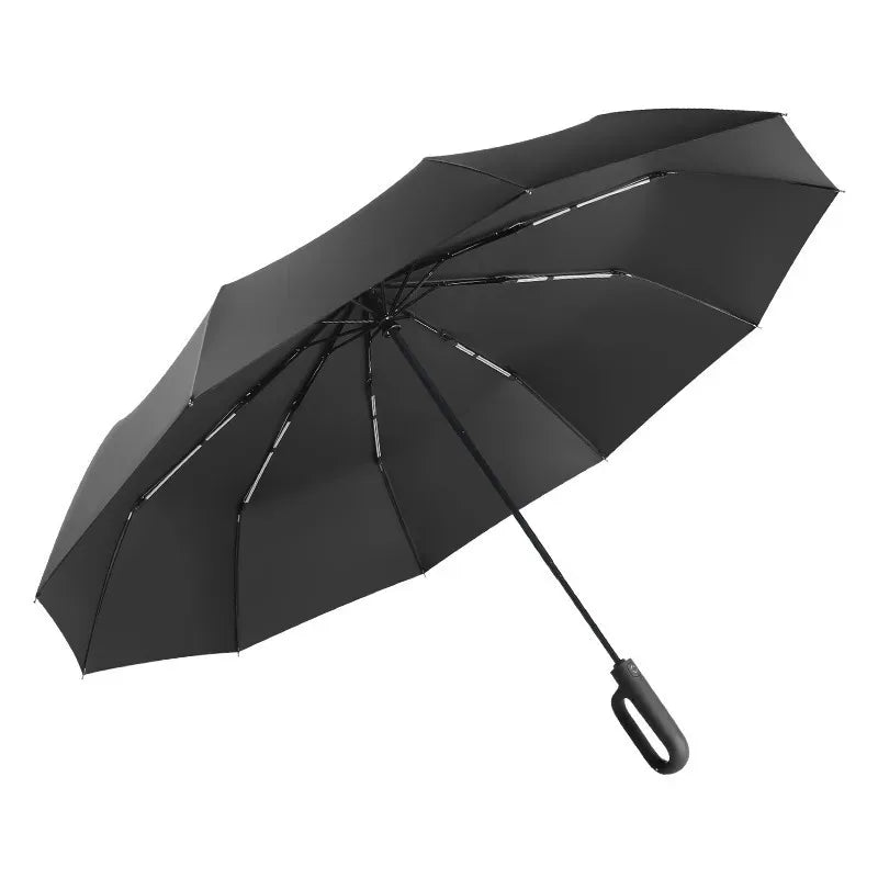 20-Bone Windproof Auto Folding Umbrella – 105cm Men's Large Folding Umbrella Axl