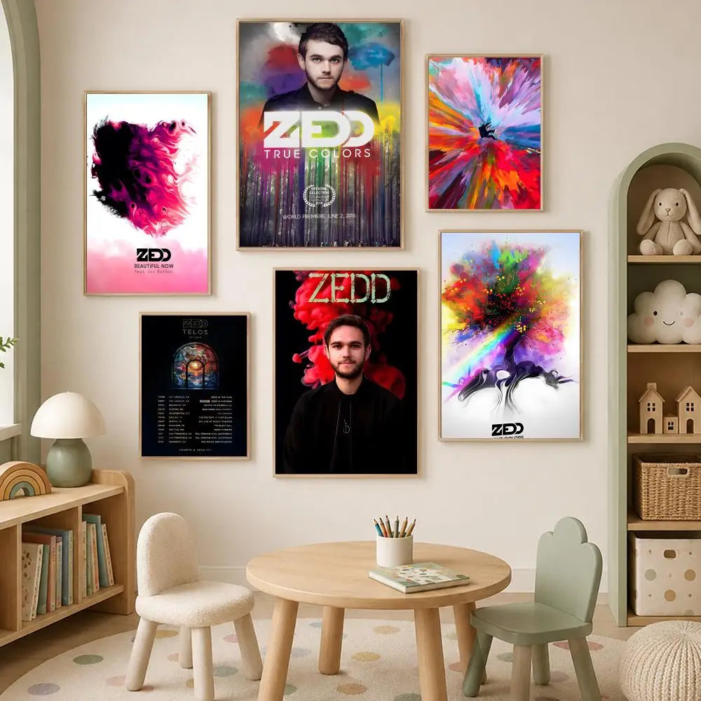 Zedd Self-Stick HD PVC Wall Art Poster – Waterproof Decor Wall Art Poster Axl
