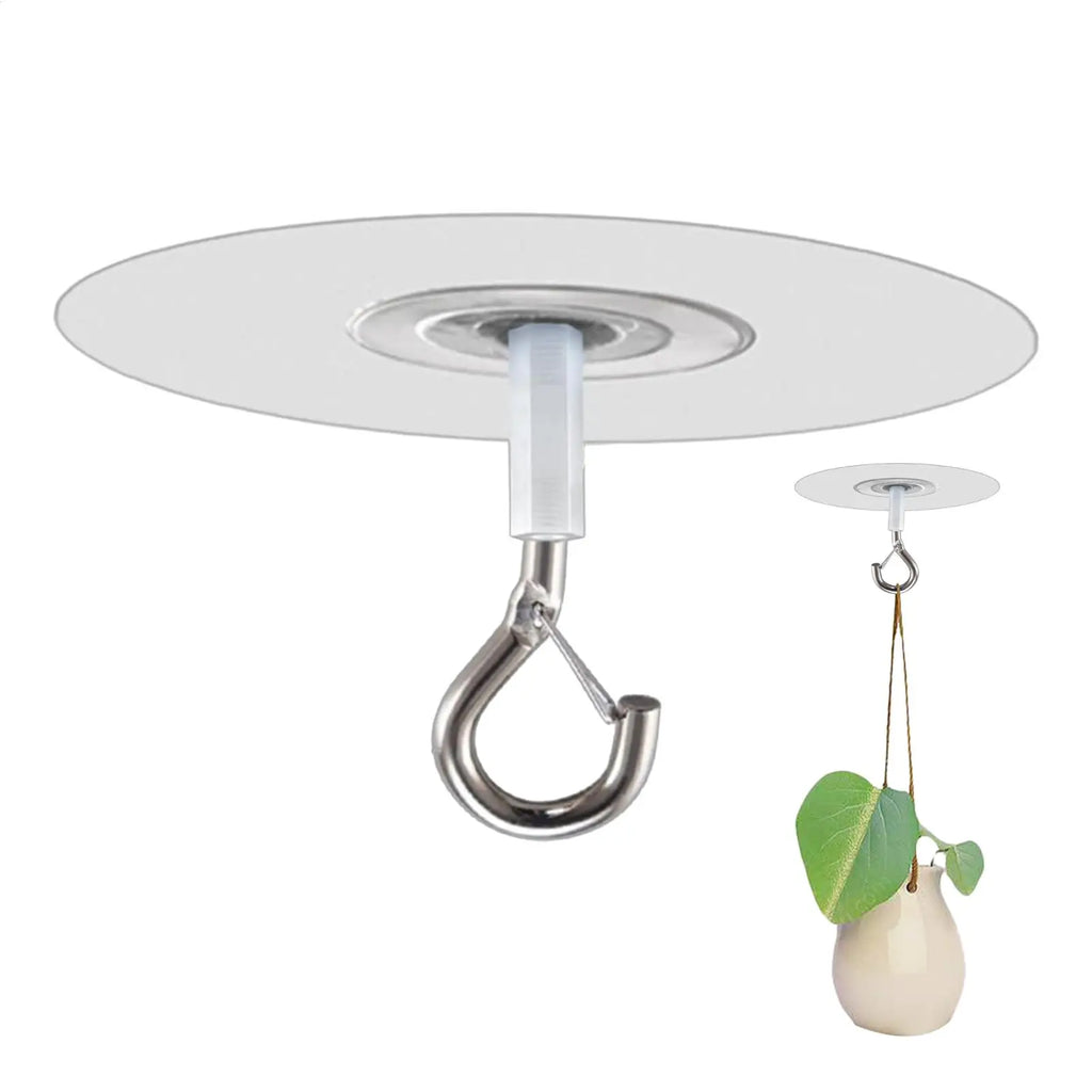 Adhesive Ceiling Hooks – No-Drill Hook for Plants & Lights Adhesive Ceiling Hook Axl