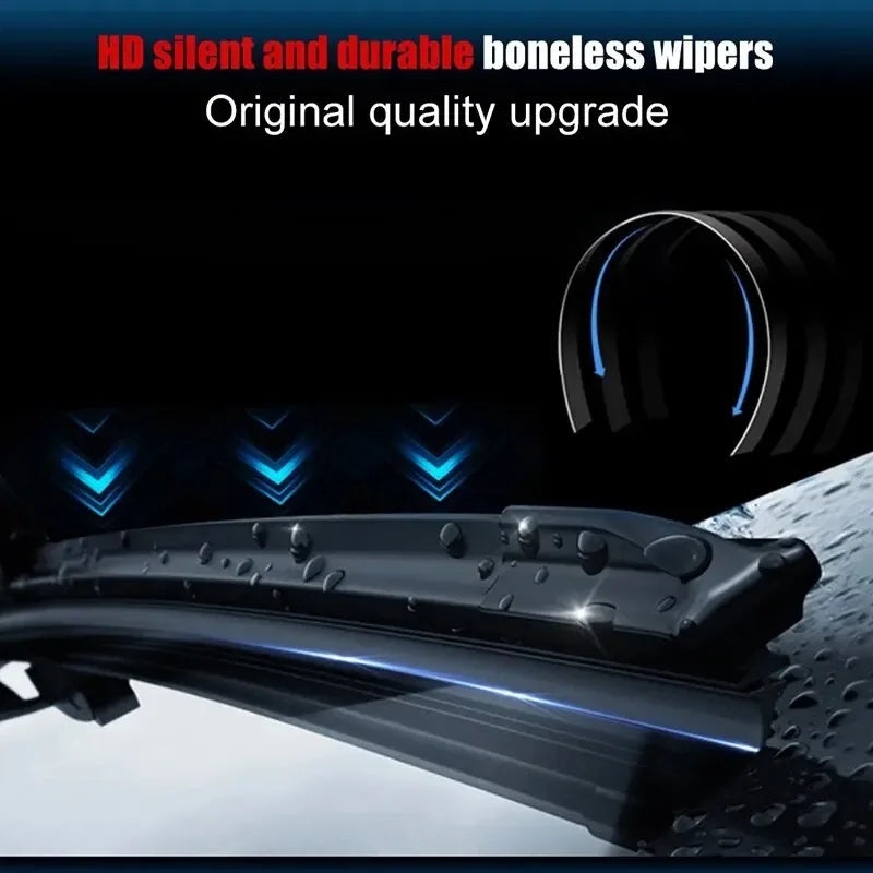 6mm Silicone Wiper Blade Refill Strips – Frameless 14"–32" Wiper Blade Refill Axl