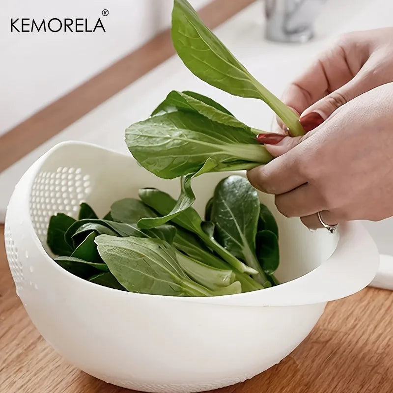 KEMORELA Kitchen Strainer Colander – Fruit, Veg & Rice Basket Kitchen Colander Strainer Axl