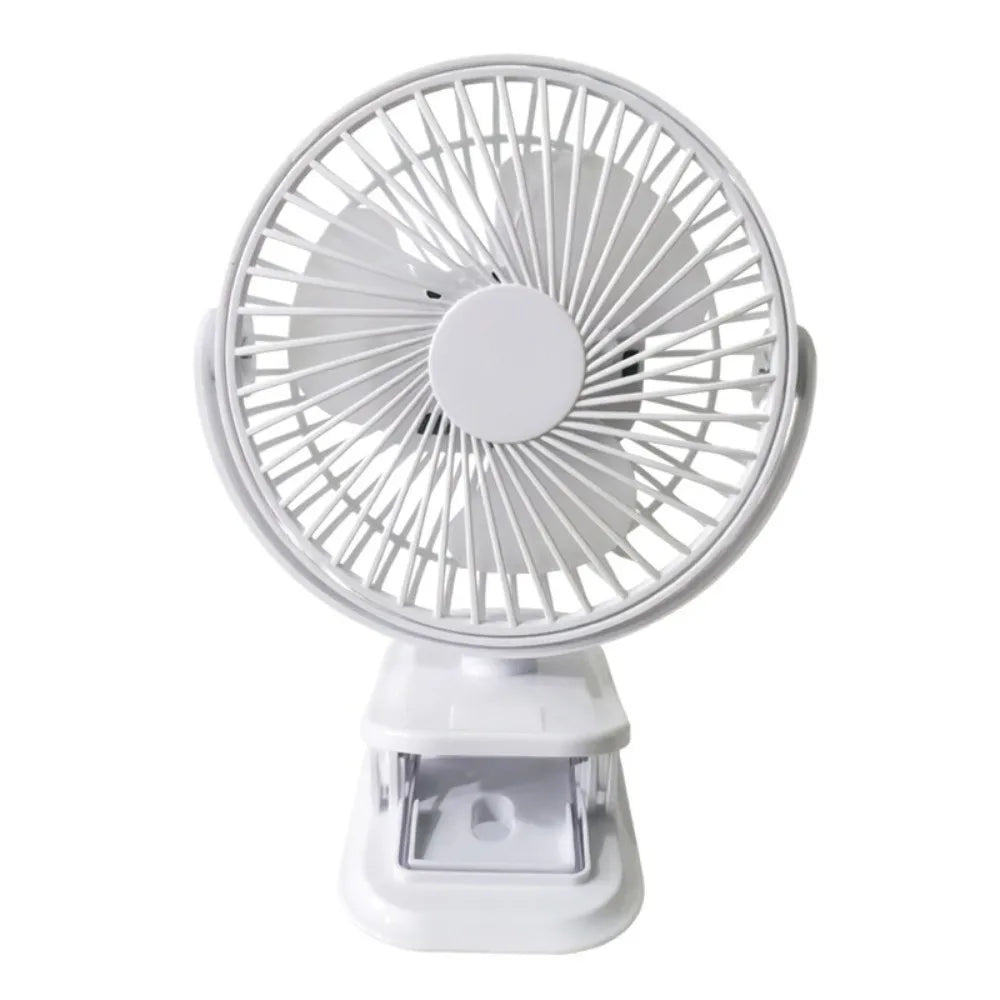 USB Rechargeable Clip-On Fan Light Combo – Silent & Portable Clip-On Fan Light Axl Style-A