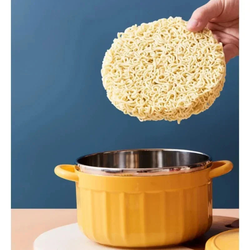 Insulated Stainless Steel Noodle Bowl 850ml – Portable Lunch Box Insulated Lunch Bowl Axl