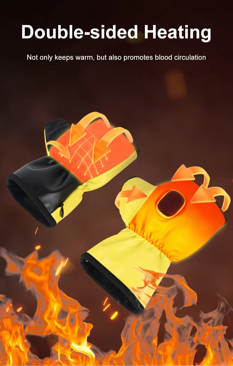 USB Rechargeable Heated Gloves – 3-Level Warmth, 8–10Hr Heated Gloves Axl