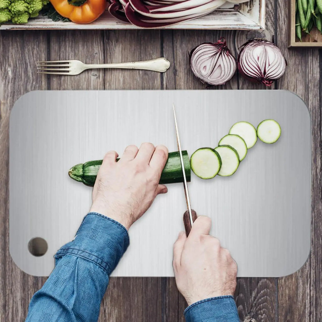 Titanium Cutting Board – Double-Sided Food Grade Chopping Mat Cutting Board Axl