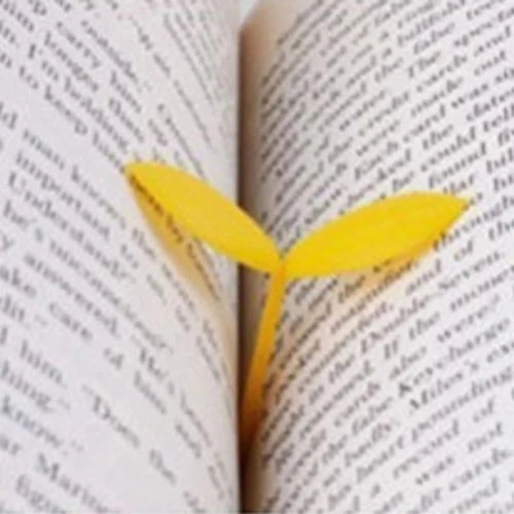Silicone Grass Bud Bookmark – Cute Green Sprout Page Marker Silicone Bookmark Axl