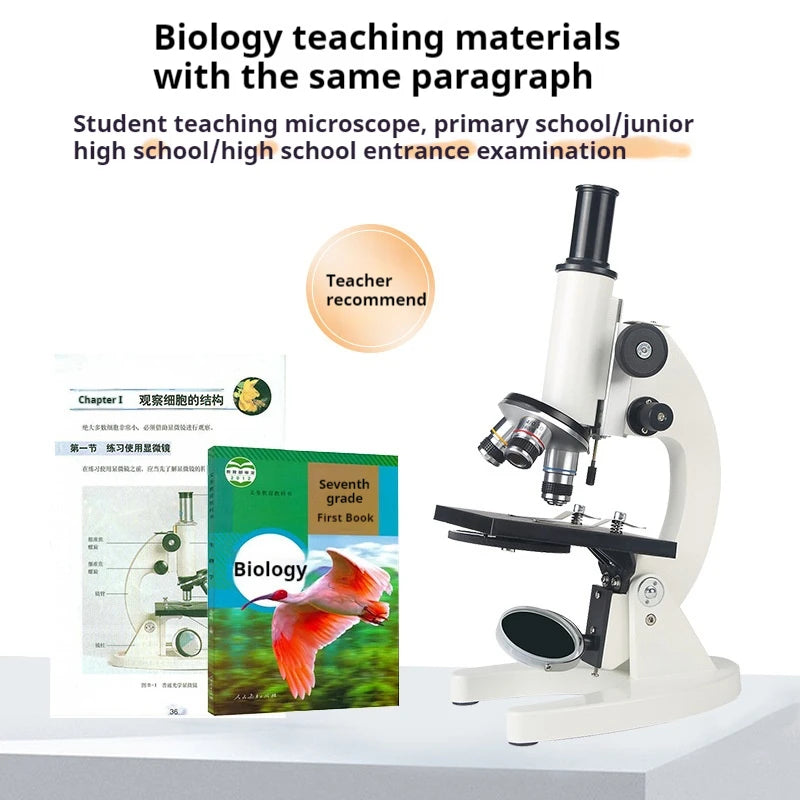 Axl Optical Microscope for Kids – Up to 500x | School Science Student Optical Microscope Axl