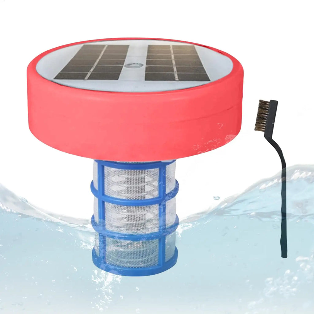 Solar Copper Pool Ionizer – Floating Purifier & Color Light Solar Pool Ionizer Axl