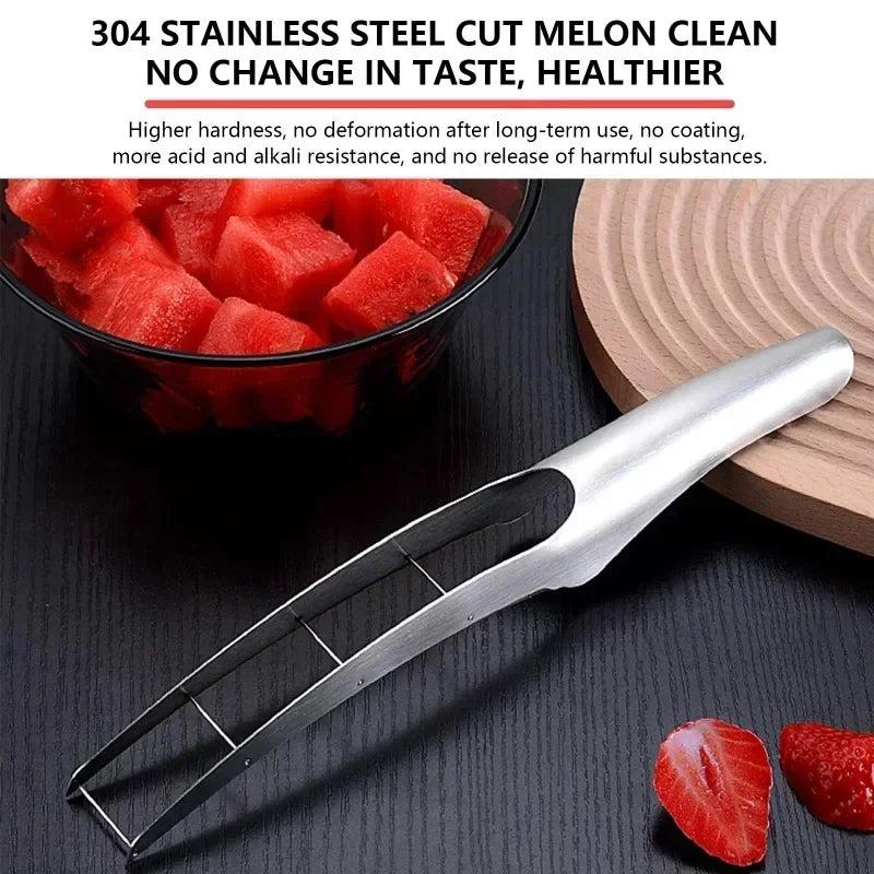 Stainless Steel Watermelon Cube Cutter & Slicer Tool Fruit Slicer Tool Axl