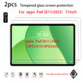2-Pack Tempered Glass Screen Protector – OPPO Pad2/Pad3/Air2/Se11 Tablet Screen Protector Axl for opp pad se11