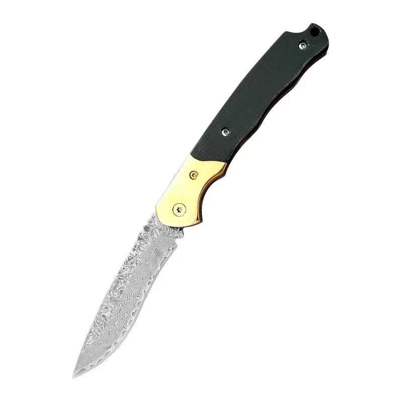 InLeung Damascus Steel Boning & Kitchen Cleaver Knife Damascus Kitchen Knife Axl A Folding Knife